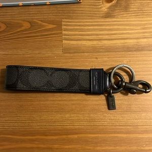 Coach Large loop keychain fob